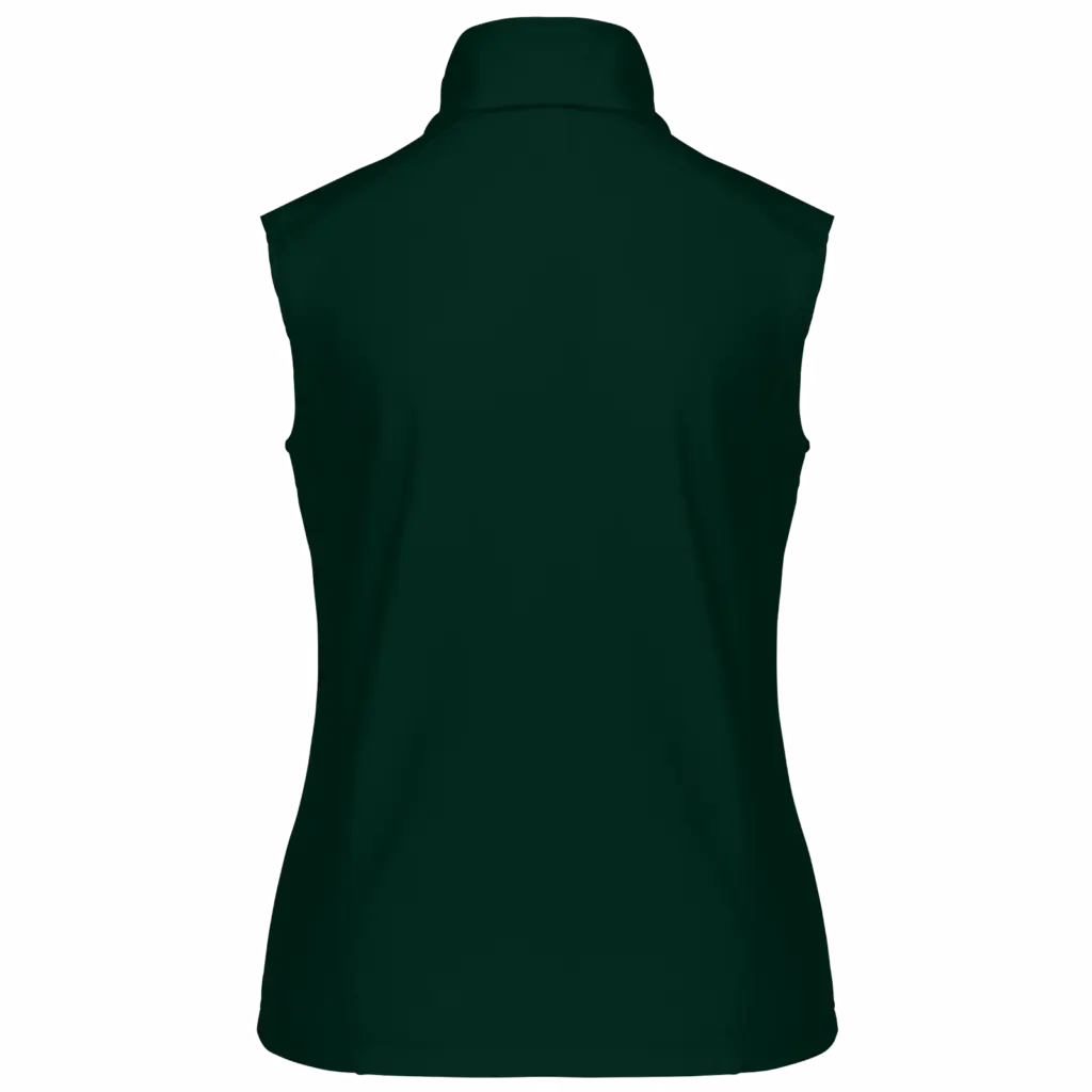 Dames softshell bodywarmer, bottle green — productfoto 14