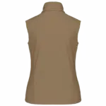 Dames softshell bodywarmer, camel — productfoto 17