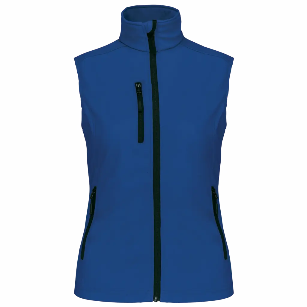 Dames softshell bodywarmer, dark royal blue — productfoto 22