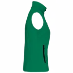Dames softshell bodywarmer, kelly green — productfoto 24