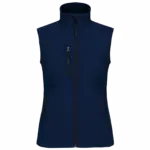 Dames softshell bodywarmer, navy — productfoto 34