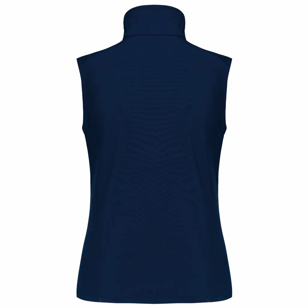 Dames softshell bodywarmer, navy — productfoto 35