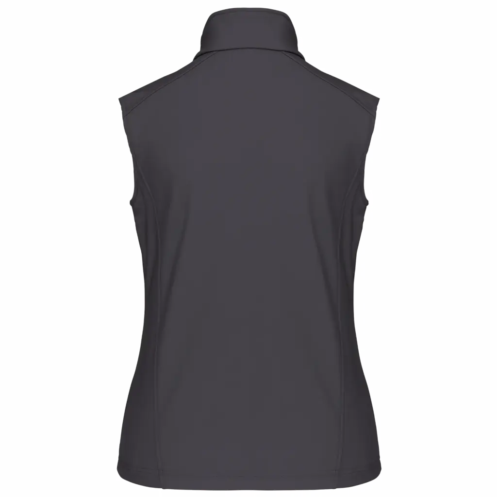 Dames softshell bodywarmer, titanium — productfoto 41