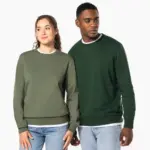 Gerecyclede uniseks sweater met ronde hals