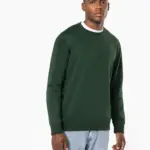 Gerecyclede uniseks sweater met ronde hals — productfoto 2
