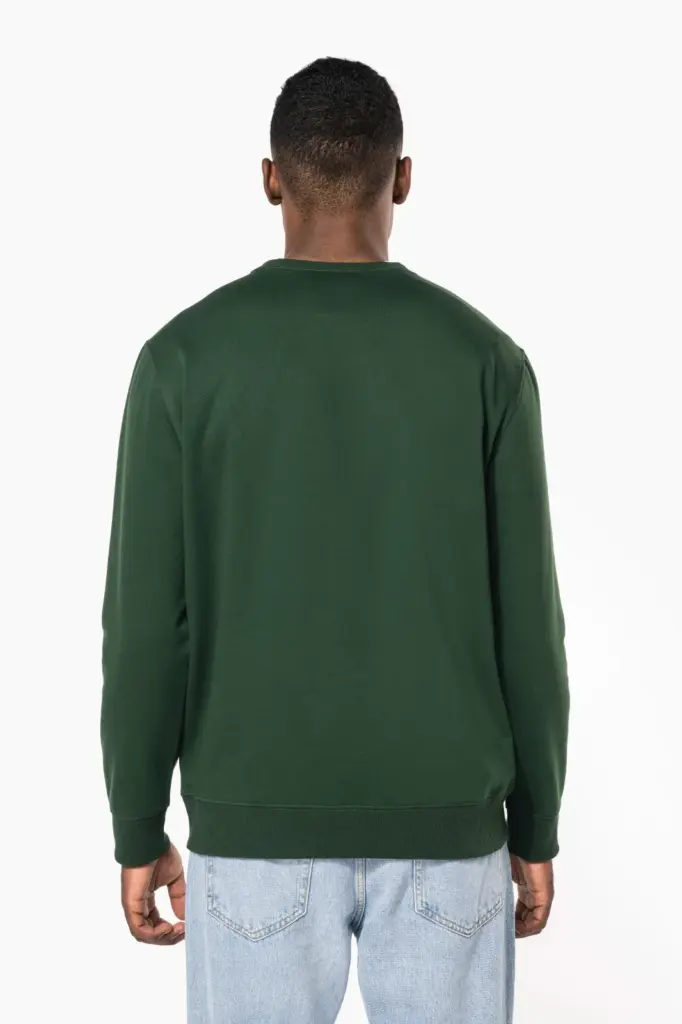 Gerecyclede uniseks sweater met ronde hals — productfoto 3
