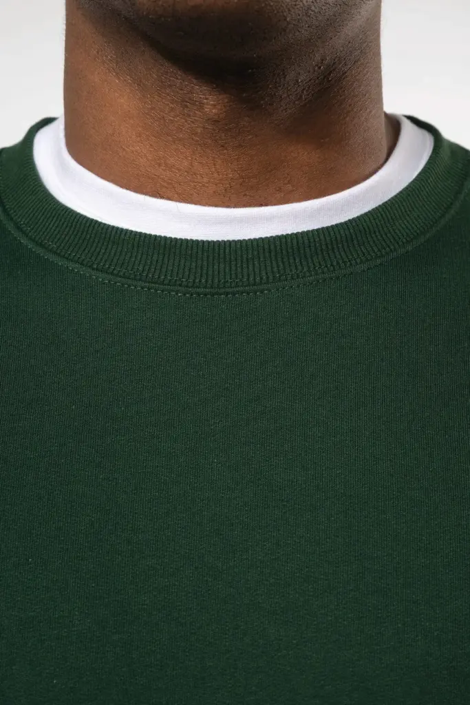 Gerecyclede uniseks sweater met ronde hals — productfoto 6