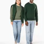 Gerecyclede uniseks sweater met ronde hals — productfoto 7