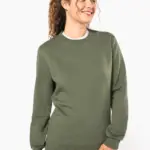 Gerecyclede uniseks sweater met ronde hals — productfoto 8