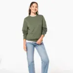 Gerecyclede uniseks sweater met ronde hals — productfoto 12