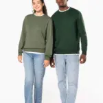 Gerecyclede uniseks sweater met ronde hals — productfoto 13