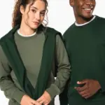 Gerecyclede uniseks sweater met ronde hals — productfoto 17