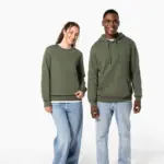 Gerecyclede uniseks sweater met ronde hals — productfoto 23