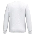 Gerecyclede uniseks sweater met ronde hals, ash heather — productfoto 34