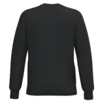 Gerecyclede uniseks sweater met ronde hals, black — productfoto 37