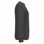 Gerecyclede uniseks sweater met ronde hals, dark grey — productfoto 41