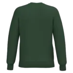 Gerecyclede uniseks sweater met ronde hals, forest green — productfoto 46