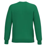 Gerecyclede uniseks sweater met ronde hals, kelly green — productfoto 49