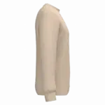Gerecyclede uniseks sweater met ronde hals, light sand — productfoto 53