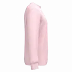 Gerecyclede uniseks sweater met ronde hals, pale pink — productfoto 65