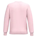 Gerecyclede uniseks sweater met ronde hals, pale pink — productfoto 67