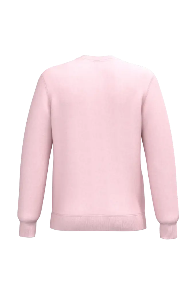 Gerecyclede uniseks sweater met ronde hals, pale pink — productfoto 67