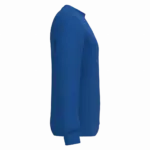 Gerecyclede uniseks sweater met ronde hals, royal blue — productfoto 71