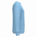 Gerecyclede uniseks sweater met ronde hals, sky blue — productfoto 74