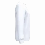 Gerecyclede uniseks sweater met ronde hals, white — productfoto 77