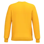 Gerecyclede uniseks sweater met ronde hals, yellow — productfoto 85