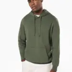 Gerecyclede uniseks sweater met capuchon — productfoto 12