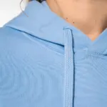 Gerecyclede uniseks sweater met capuchon — productfoto 15