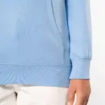 Gerecyclede uniseks sweater met capuchon — productfoto 16