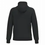 Gerecyclede uniseks sweater met capuchon, black — productfoto 26