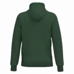 Gerecyclede uniseks sweater met capuchon, forest green — productfoto 35