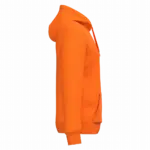 Gerecyclede uniseks sweater met capuchon, orange
