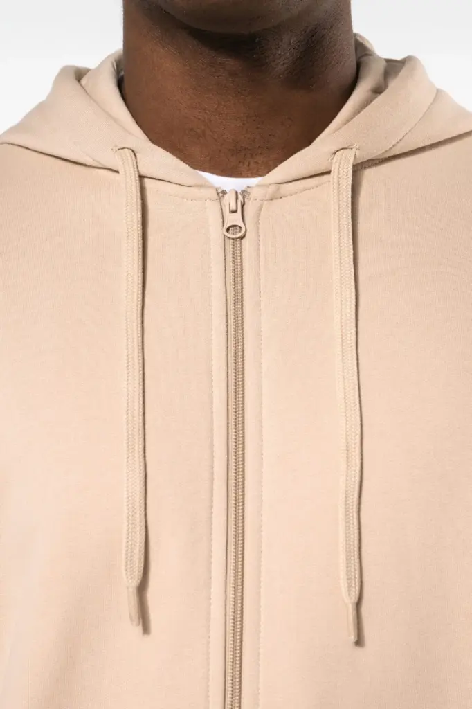 K4042-6_2026 - Hidalgo Gerecyclede uniseks sweater met rits en capuchon — productfoto 4
