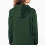 K4042-13_2026 - Hidalgo Gerecyclede uniseks sweater met rits en capuchon — productfoto 8
