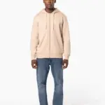 K4042-2_2026 - Hidalgo Gerecyclede uniseks sweater met rits en capuchon — productfoto 12