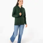 K4042-9_2026 - Hidalgo Gerecyclede uniseks sweater met rits en capuchon — productfoto 14