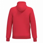 PS_K4042-B_RED - Hidalgo Gerecyclede uniseks sweater met rits en capuchon — productfoto 42