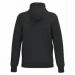 PS_K4042-B_BLACK - Hidalgo Gerecyclede uniseks sweater met rits en capuchon, black — productfoto 21