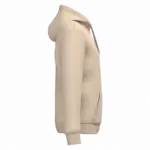 PS_K4042-S_LIGHTSAND - Hidalgo Gerecyclede uniseks sweater met rits en capuchon, light sand — productfoto 31