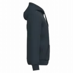 PS_K4042-S_NAVY - Hidalgo Gerecyclede uniseks sweater met rits en capuchon, navy — productfoto 34