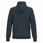 PS_K4042-B_NAVY - Hidalgo Gerecyclede uniseks sweater met rits en capuchon, navy — productfoto 36
