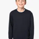 Gerecyclede kindersweater met ronde hals