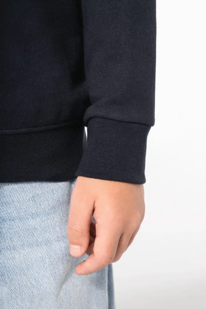 Gerecyclede kindersweater met ronde hals — productfoto 4