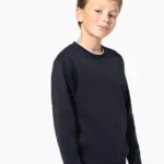 Gerecyclede kindersweater met ronde hals — productfoto 5