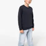 Gerecyclede kindersweater met ronde hals — productfoto 6