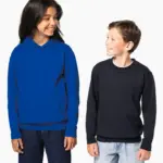 Gerecyclede kindersweater met ronde hals — productfoto 8